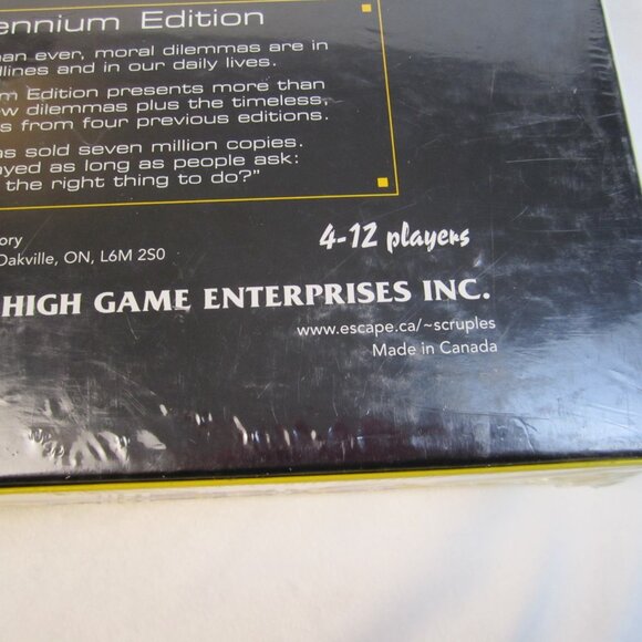 New Sealed A Question Of Scruples Millennium Edition Board Game 1999 - Read Desc - Picture 6 of 9
